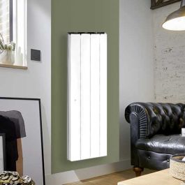 NOIROT Fontea Radiateur connecté à inertie fonte vertical blanc 1000W - DCN3493SEEC