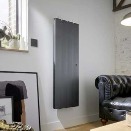 NOIROT Fontea Radiateur connecté à inertie fonte vertical gris 1000W - DCN3493SEHS