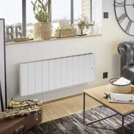 NOIROT Fontea Radiateur connecté à inertie fonte bas blanc 1000W - DCN3503SEEC