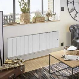 NOIROT Fontea Radiateur connecté à inertie fonte bas blanc 1500W - DCN3505SEEC
