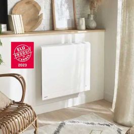 NOIROT Caldera Radiateur connecté pierre de lave horizontal blanc 1500W - DCN3525SEEC