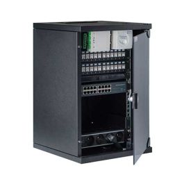 OMELCOM Baie de brassage petit tertiaire 10 pouces - 24RJ45 - avec switch 16 ports Gb