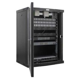 OMELCOM Baie de brassage tertiaire 19 pouces - 48RJ45 - avec switch 16 ports Gb + switch POE 16 ports Gb