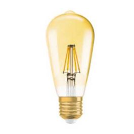 OSRAM Ampoule LED filament E27 230V 4W(=34W) 380lm 2400°K édition 1906 Edison or