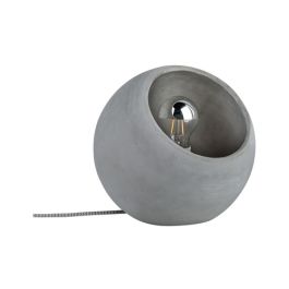 PAULMANN Lampe à poser E27 NEORDIC INGRAM 230V hauteur 21cm gris beton - 79663