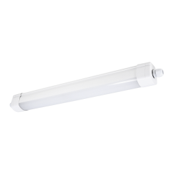 Réglette LED intégrée étanche 230V 15W 2250lm 3CCT 60cm grise