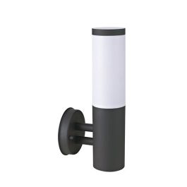 ARLUX Applique extérieure acier LED montante Arles 230V E27 10W max anthracite - 111830