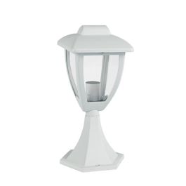 ARLUX Borne d'éclairage extérieure LED Robin  230V E27 10W max 34cm blanc - 111887