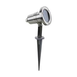 ARLUX Spot LED extérieur sur piquet orientable GU10 5W 350lm 3000K inox - 500129