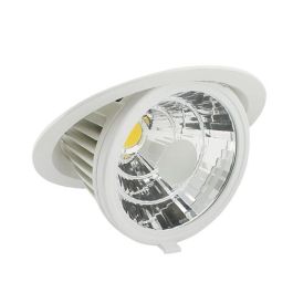 ARLUX Spot LED escargot encastrable et orientable Agate 230V 35W 3500lm 4000K blanc - 730074