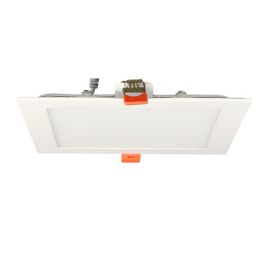 ARLUX Downlight LED extra plat à encastrer carré Onyx R2 230V 12W 1080lm 4000K 170x170mm blanc - 731630