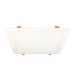 ARLUX Downlight LED extra plat à encastrer carré Onyx R2 230V 24W 1080lm 4000K 300x300mm blanc - 731632
