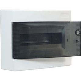 Coffret électrique nu 1 rangée 12 modules avec porte