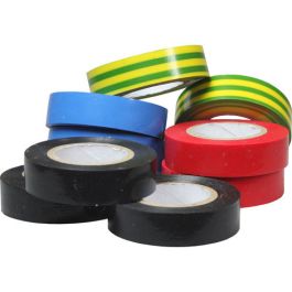 Lot de 9 rubans adhésifs isolants 15mm x 10m
