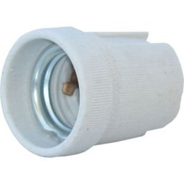 Douille porcelaine E27 à visser