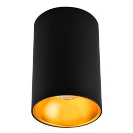 Spot en saillie pour ampoule GU10 noir et doré