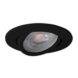 Spot LED encastrable et orientable  GU10 230V 5W 380lm 4000K 83mm noir