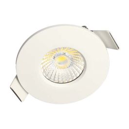 Spot LED BBC encastrable 230V 6W 540lm CCT 87mm blanc/noir/acier