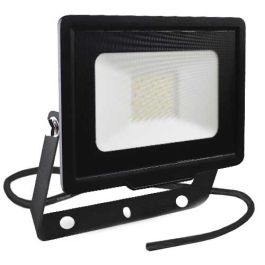 Projecteur extérieur LED extra plat précâblé 230V 30W 2550lm 4000K noir