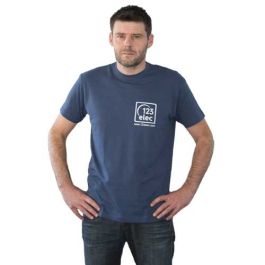 Tee-Shirt  123elec Bleu denim Taille XXL