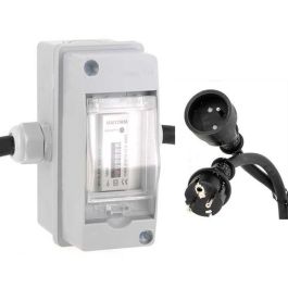 POLIER Compteur d'énergie de chantier IP44 16A monophasé certifié MID prise schuko - MS16MM