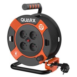 QUARX Enrouleur électrique de bricolage 25m H05VV-F 3G1,5 - 6633F