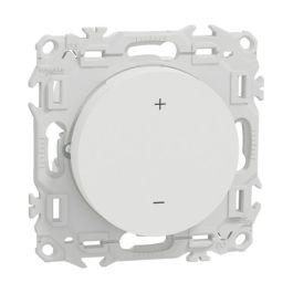 SCHNEIDER Wiser Odace Thermostat connecté filaire 2A Zigbee blanc craie - S920502