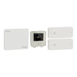 SCHNEIDER Wiser Kit thermostat connecté pour radiateurs électriques génération 2 - CCTFR6905G2
