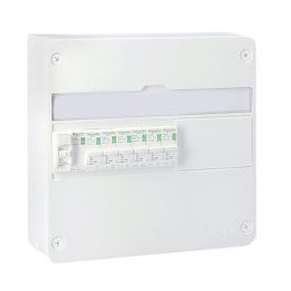 SCHNEIDER Resi9 XP Tableau électrique pré-équipé 1 rangée 1ID 40A 6 disjoncteurs
