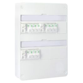 SCHNEIDER Resi9 XP Tableau électrique monté et câblé TAMC 2 rangées 3ID 40A 9 disjoncteurs