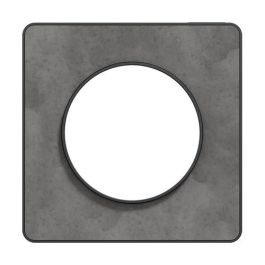 SCHNEIDER Odace Touch Plaque simple ardoise avec liseré anthracite - S540802V