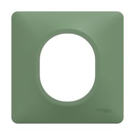 SCHNEIDER Ovalis Plaque simple vert foret - S320702B