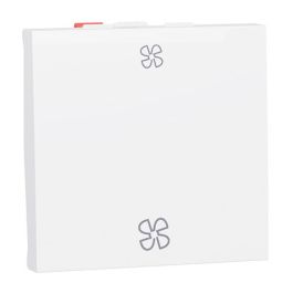 SCHNEIDER Unica commande VMC 2 vitesses 2 modules mécanisme blanc - NU320320VMC