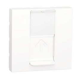 SCHNEIDER Unica prise RJ45 cat6 STP 2 modules mécanisme blanc - NU341718