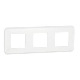 SCHNEIDER Unica Pro plaque de finition 3 postes blanc - NU400618