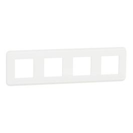 SCHNEIDER Unica Pro plaque de finition 4 postes blanc - NU400818