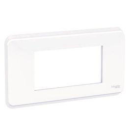 SCHNEIDER Unica Pro plaque de finition 4 modules blanc - NU411418