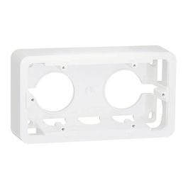 SCHNEIDER Unica boîte en saillie 2 postes 4 modules blanc - NU840418