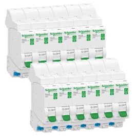 SCHNEIDER Resi9 XE Disjoncteur 20A auto Ph+N courbe C 3kA 230V - Lot de 12 R9EFC620
