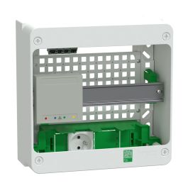 SCHNEIDER Resi9 Connect Coffret de communication Grade 3TV - 4RJ45 avec switch POE - R9H13401VDIXS