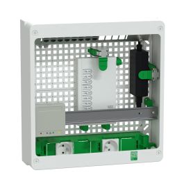SCHNEIDER Resi9 Connect Coffret de communication Grade 3TV - 8RJ45 avec switch POE - R9H18402VDIXS