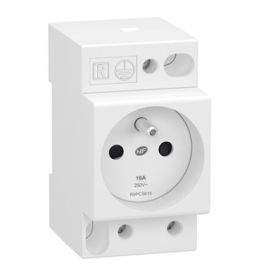 SCHNEIDER Resi9 XP Prise modulaire 2P+T 16A 2,5 modules - R9PCS616