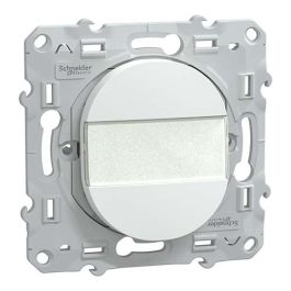 SCHNEIDER Ovalis Bouton poussoir porte étiquette blanc - S320266