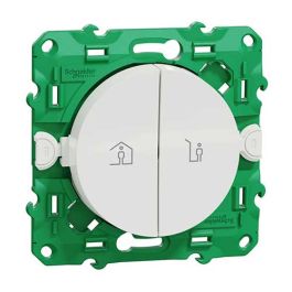 SCHNEIDER Odace Interrupteur sans fil et sans pile blanc - S520191