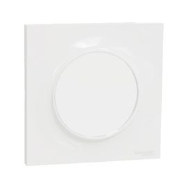 SCHNEIDER Odace Interrupteur va et vient à voyant lumineux blanc complet