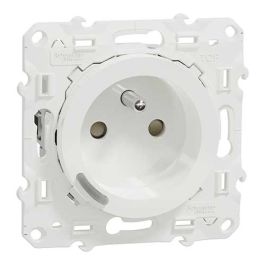 SCHNEIDER Wiser Odace prise 2P+T connectée 16A  Zigbee blanc - S520559