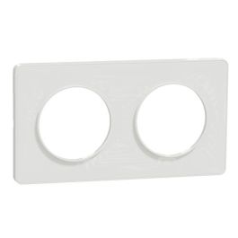 SCHNEIDER Odace Touch Plaque double blanc - S520804