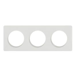 SCHNEIDER Odace Touch Plaque triple blanc - S520806