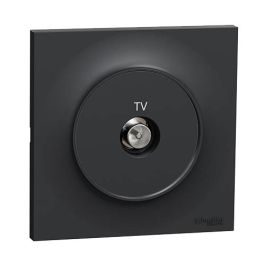 SCHNEIDER Odace Prise TV anthracite complète
