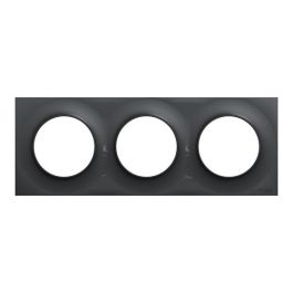 SCHNEIDER Odace Styl Plaque triple anthracite - S540706